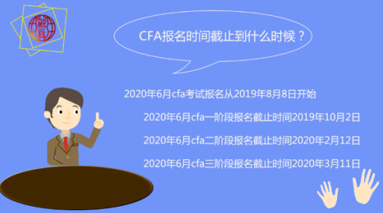 2020年6月CFA考试时间和CFA报名时间 