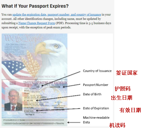 美国护照背面一段话图片