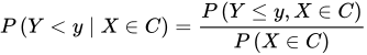conditional distribution