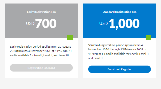 cfa standard register和 early registe