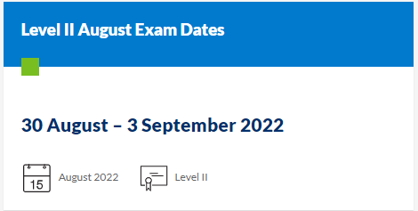 2022年8月CFA考试报名通道