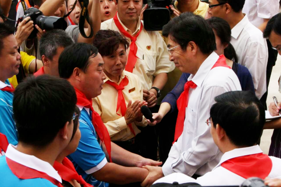 李高峰到访融跃教育